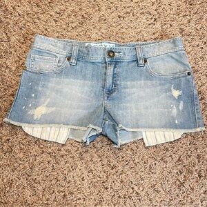 Y2K Roxy Low Rise jeans‎ shorts size 9